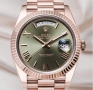Новогодишна промоция!Rolex Day-Date Oyster 40 mm Everose gold 228235 UNISEX, снимка 2