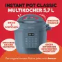 Мултикукър Instant Pot Duo 7 в 1, 5,7 л, син, снимка 2