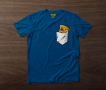 Тениска унисекс pizza pocket "MADCOLORS COLLECTION", снимка 2