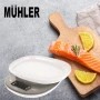Везна Muhler, ел.кухненска с купа, 5kg, снимка 3