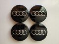 Капачки за джанти 60mm 69мм за Audi A3 A4 A5 A7 Q3 Q5 Q7 TT S3 S4 4B0601170A Сиви/Черни, снимка 3