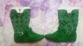 Коледни зелени ниски ботуши 39 номер, снимка 1
