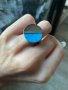 Пръстен с тюркоаз Calvin Klein /нов/, снимка 2