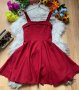 Елегантна рокля бордо, снимка 1 - Рокли - 40647258