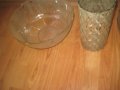 стъклени купи и ваза, снимка 5