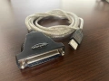 Кабел паралелен DB-25 към USB - Manhattan, снимка 1