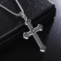 Кръст колие с надписи - Black, снимка 1