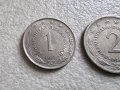 Монети. Югославия .1, 2 и 5  динара. 1973 - 1980 година . Старата емисия., снимка 2
