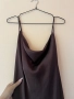 Сатенена кафява рокля с кръстосани презрамки на гърба с регулируема дължина S / M размер 🤎🤎🤎🤎🤎, снимка 3