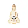 Нов LED соларна лампа Buddha, Livarno home, Градинска, Полирезин, IP44, 16x12.5x25.5 cm, Бежов, снимка 2