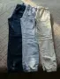 Лот за момиче 128-134 см: 3 долнища (H&M, Bekkin) + блузка, снимка 2