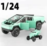 Метални колички: Tesla Cybertruck с ATV, снимка 7