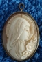 Гердани с медальон от слонова кост, Брошка,медальон слонова кост., снимка 8