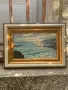 стара картина морски пейзаж, снимка 1