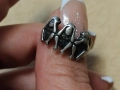 Сребърен пръстен (285), снимка 6