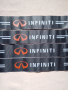 Карбонови стикери за прагове с лого Инфинити Infiniti кола автомобил джип ван , снимка 2