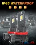 Диодни LED крушки за фарове H11 (H8/H9) 10600lm, 6500К., снимка 5