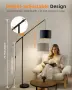 Дъговиден подов лампион Wio-Mio с дистанционно и LED крушка 9 W, снимка 5