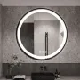 ПРОМОЦИЯ Стенно LED огледало с различни възможности за монтиране, 60см - LUVODI XMR-Y28-668-BK-EU, снимка 2