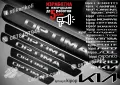 ПРАГОВЕ карбон KIA фолио стикери kip1, снимка 9