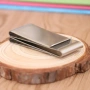 Щипка за пари от неръждаема стомана портфейл за кредитни карти тънък метален джобен събирател за път, снимка 12