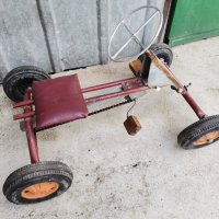 Стара детска количка, снимка 1 - Антикварни и старинни предмети - 36911658