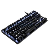 Клавиатура USB Механична Razer BlackWidow Lite Тиха и компактна Черна с бяла LED подсветка, снимка 1 - Клавиатури и мишки - 37235918