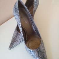 Обувки Graceland Змийски принт , снимка 2 - Дамски обувки на ток - 42152963
