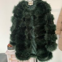 Пухено палто в размер S, снимка 11 - Палта, манта - 44407301
