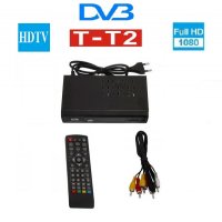 DVB-T -T2 FULL HD Цифров ефирен приемник за телевизия. декодер 1080р, HDMI, снимка 1 - Приемници и антени - 34340026