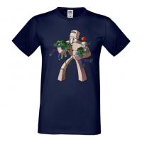 Мъжка тениска Iron Golem,Minecraft,Игра,Забавление,подарък,Изненада,Рожден Ден., снимка 11 - Тениски - 36494941