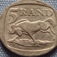 Монета 5 Ранд 1995г. Южна Африка рядка за КОЛЕКЦИЯ 41209, снимка 2 - Нумизматика и бонистика - 42802712