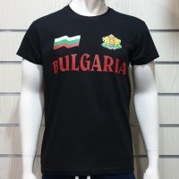 Нова мъжка тениска с трансферен печат България, знаме и герб, снимка 8 - Тениски - 29889449
