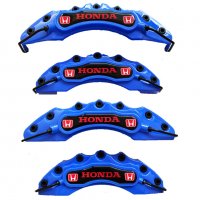 Капаци за спирачни апарати Хонда HONDA сини комплект, снимка 1 - Аксесоари и консумативи - 34089924
