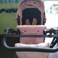 Розова количка Loreli , снимка 7 - Детски колички - 37008082