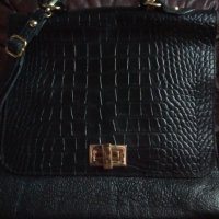 Уникална италианска голяма чанта естествена кожа, снимка 1 - Чанти - 40408713
