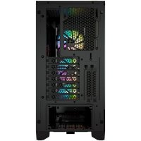 Геймърска Кутия за компютър Corsair iCUE 4000X RGB Tempered Glass CC-9011204-WW Black Middle Tower, снимка 4 - Захранвания и кутии - 31138915