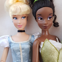 The Disney Store принцеси Снежанка, Бел, Рапунцел обновена 02.05., снимка 1 - Кукли - 28262530