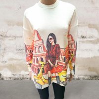Дамски пуловер - код 972, снимка 1 - Блузи с дълъг ръкав и пуловери - 42470437