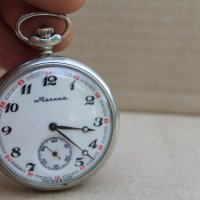 СССР джобен часовник ''Молния'' 50 мм , снимка 4 - Антикварни и старинни предмети - 42203082