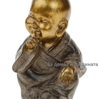 Керамична фигура на етнически монах, 9х10х16 см , снимка 2 - Декорация за дома - 42057347