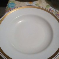 Български чиний с златни орнаменти, снимка 3 - Чинии - 35616830
