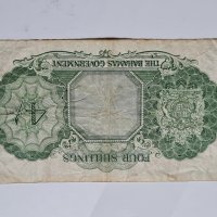 BAHAMAS 🇧🇸  4 Shillings 1953  rare, снимка 2 - Нумизматика и бонистика - 31004818