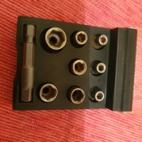 Felo 1/4" Nuss Box  комплект Вложки и накрайници 1/4'' стари от 80те години, снимка 1 - Гедорета - 29303955