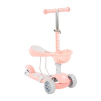 Makani Тротинетка BonBon 4 в 1 Candy Pink, снимка 2 - Детски велосипеди, триколки и коли - 44293797