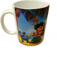 Чаша за чай Lilo & Stitch, Стич и Лило, Керамична, Многоцветна, снимка 3 - Други - 37596991