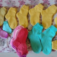 НОВИ Ръчно плетени чорапи, снимка 5 - Мъжки чорапи - 42664790