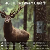 Нови 4G MYAI Ловна камера 14MP 2.7K двойно аудио APP до 128GB PIR свързване и гледане от разстояне, снимка 14 - Ловно оръжие - 42342257