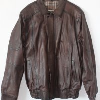 Мъжко яке от естествена кожа MARi Leather & Fur, Ватирано, снимка 1 - Якета - 42484430