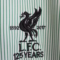 Liverpool оригинална юбилейна рядка тениска фланелка Ливърпул размер L 2017/2018 Away , снимка 4 - Тениски - 38443928